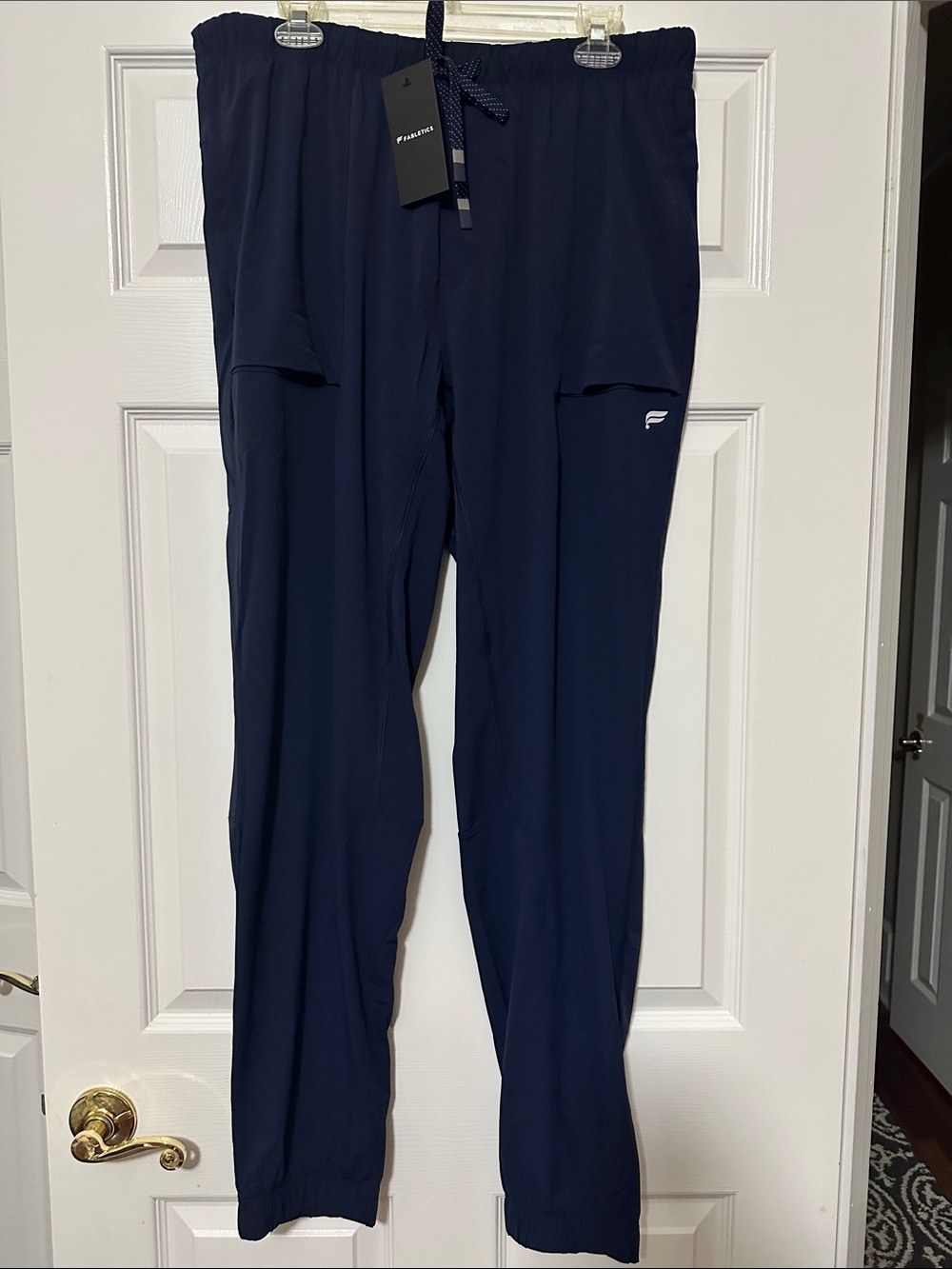 Fabletics Men's Navy Blue Performance Joggers XL Tall